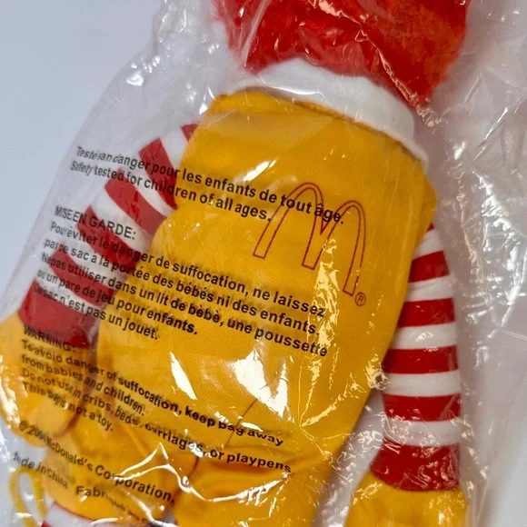 Ronald McDonald Plush Doll | McDonaldâs Collectible | New in Bag | 14â - Picture 3 of 6